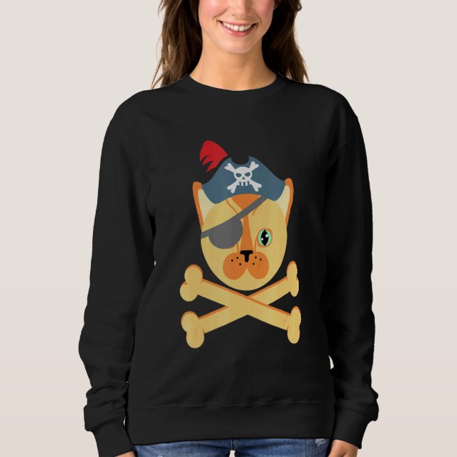Sudadera Pirata pirata pirata pirata pirata pirata de joyas (Anverso)
