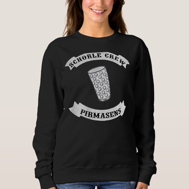 Sudadera Pirmasens De Schorle Crew - Para Prueba De Vino Co (Anverso)