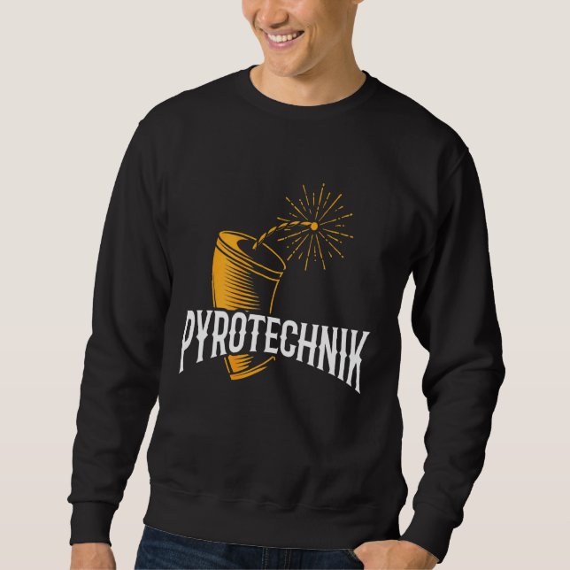 Sudadera Pirotécnico Equipo pirotécnico Fuegos artificiales (Anverso)