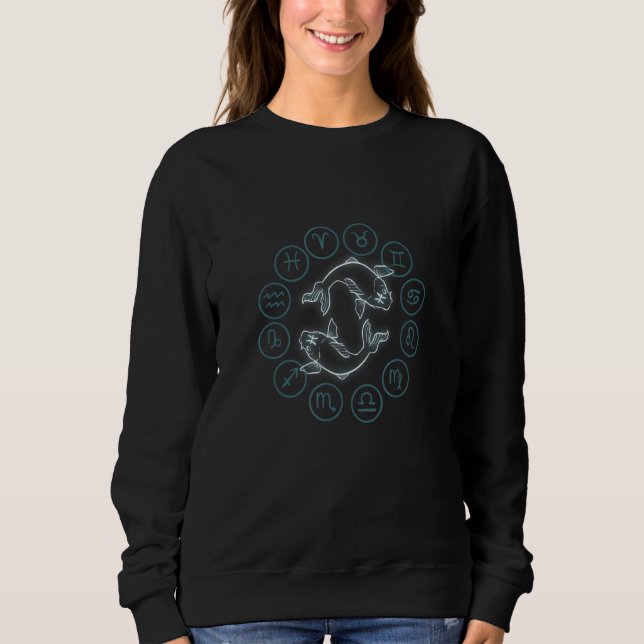 Sudadera Pisces Constellation Horoscope Koi Fish Pisces (Anverso)