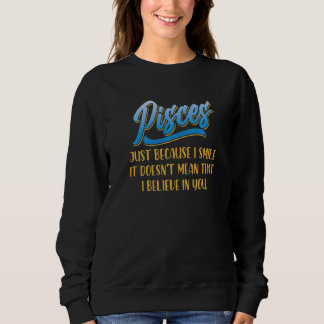 Sudadera Pisces Hechos Astrología Horoscopio Rótulo Zodiaco