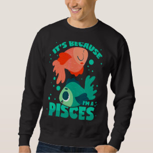 Sudadera Pisces Horoscope Rótulo Zodiac