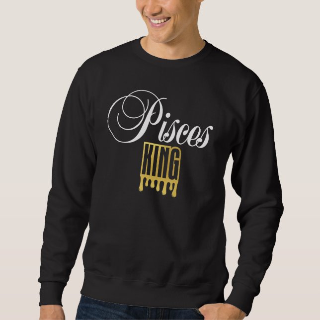Sudadera Pisces King Zodiac Sign_1 (Anverso)