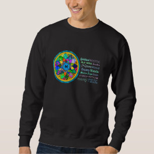 Sudadera Pisces Rasgos de personalidad astrológica Mandala