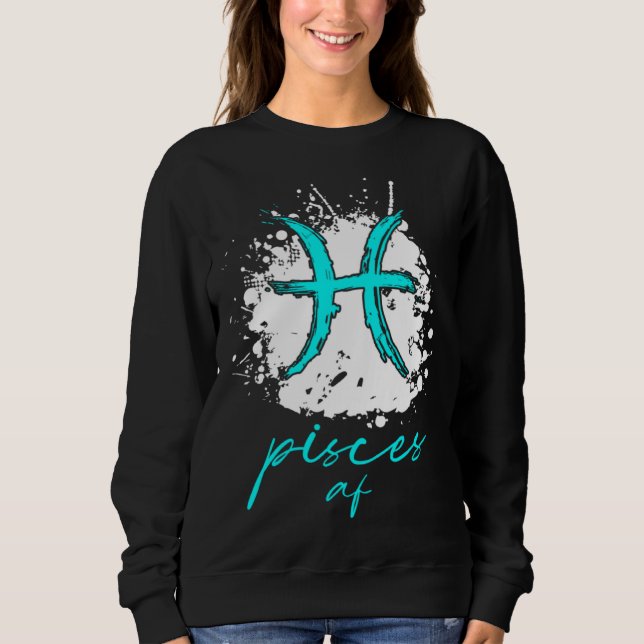 Sudadera Pisces Zodiac By Berts (Anverso)