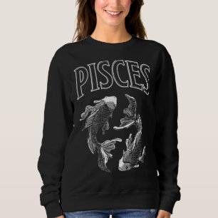 Sudadera Pisces Zodiac Rótulo Astrología Horoscopio