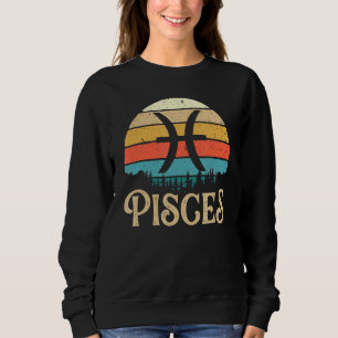 Sudadera Pisces Zodiac Rótulo Horoscopio Cumpleaños Astrolo