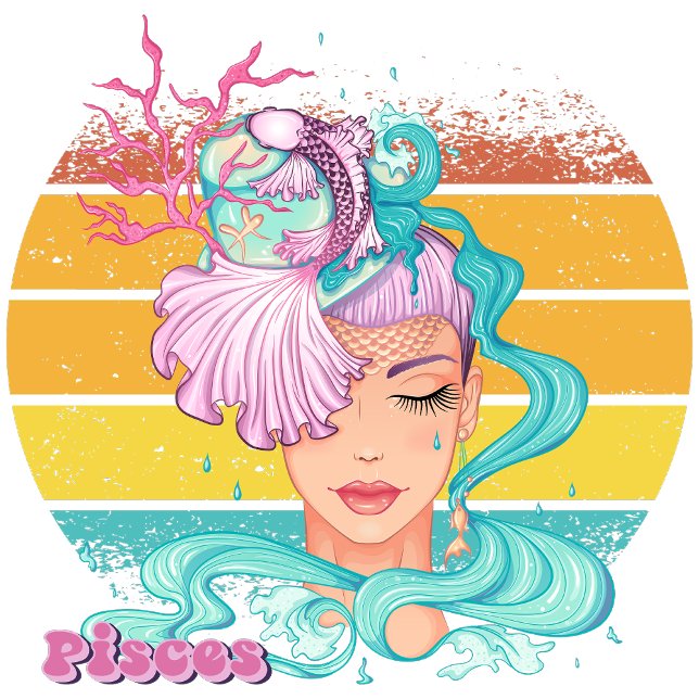 Sudadera Piscis (Pisces (February 19 - March 20):
"Dive into Fantasy, Where Reality Sets Free!")