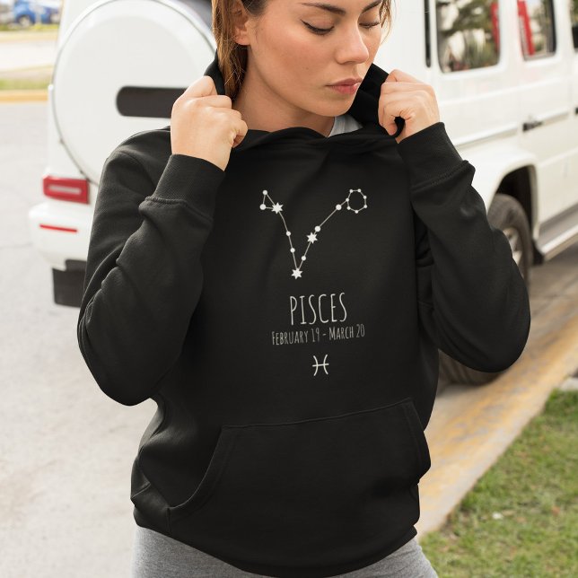 Sudadera Piscis | Hoodie de Constelación de Zodiac personal (Subido por el creador)