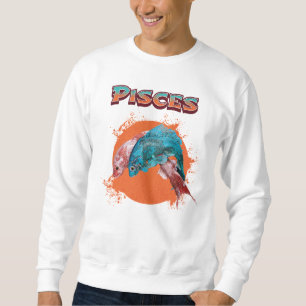 Sudadera Piscis Pescado Zodiac Horoscopio Agua Astrología R