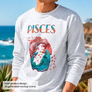 Sudadera Piscis Pez Zodíaco Horóscopo Signo de Astrología d