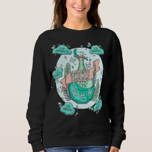 Sudadera Piscis Potion Con Ingredientes Astrología Mágica