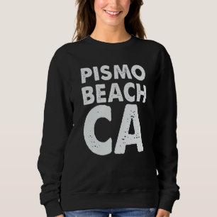 Sudadera Pismo Beach Ca Chunk Block Palms