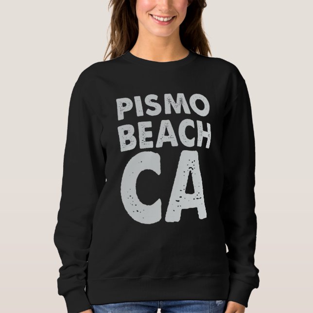 Sudadera Pismo Beach Ca Chunk Block Palms (Anverso)