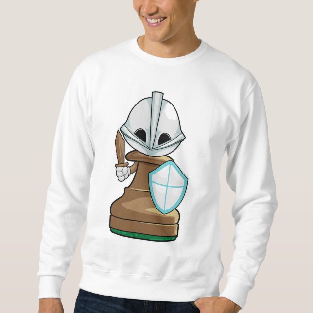 Sudadera Pista de ajedrez Pawn Chess (Anverso)