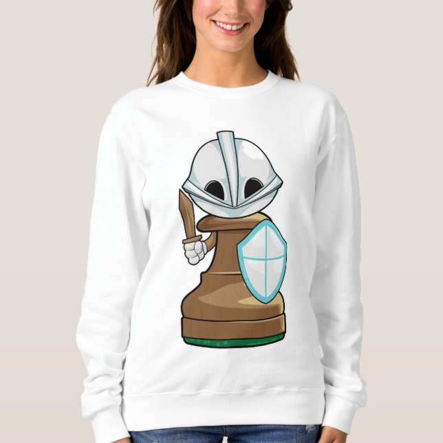 Sudadera Pista de ajedrez Pawn Chess (Anverso)