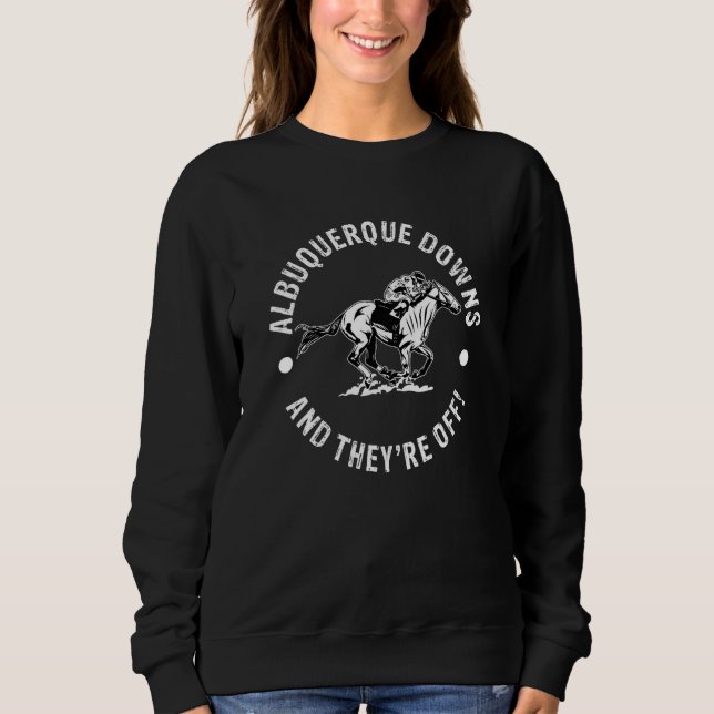 Sudadera Pista de carreras de Albuquerque Downs Hipica Eque (Anverso)