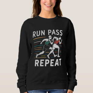 Sudadera Pista De Ejecución Del Atleta De La Carrera De Ret