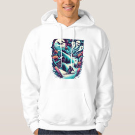 Sudadera Pista de esquí con fantasmas de Halloween