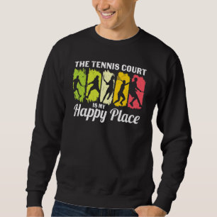 Sudadera Pista de tenis Happy Place Vintage Sports Player A