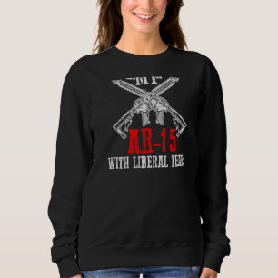 Sudadera Pistola De Tiro Lubricé Mi Ar 15 Con Lágrima Liber
