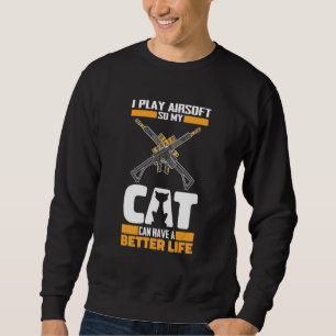 Sudadera Pistola para gatos Milsim - Rifle Airsoft