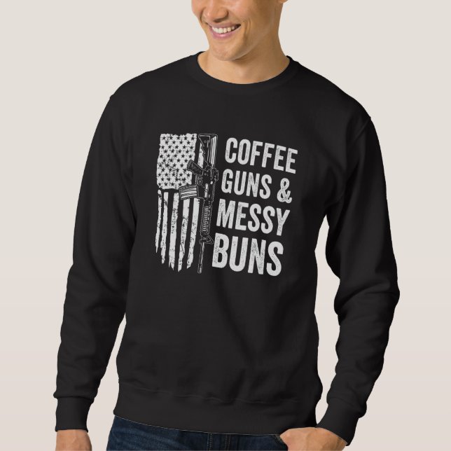Sudadera PISTOLAS DE CAFÉ Y BUNS DE MESSY - Propietaria div (Anverso)