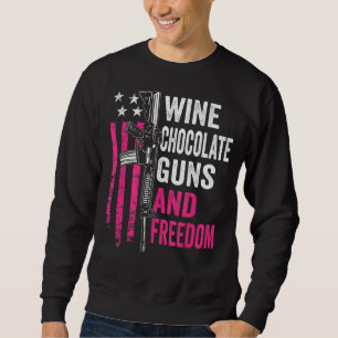 Sudadera Pistolas de chocolate con vino y gu de la libertad