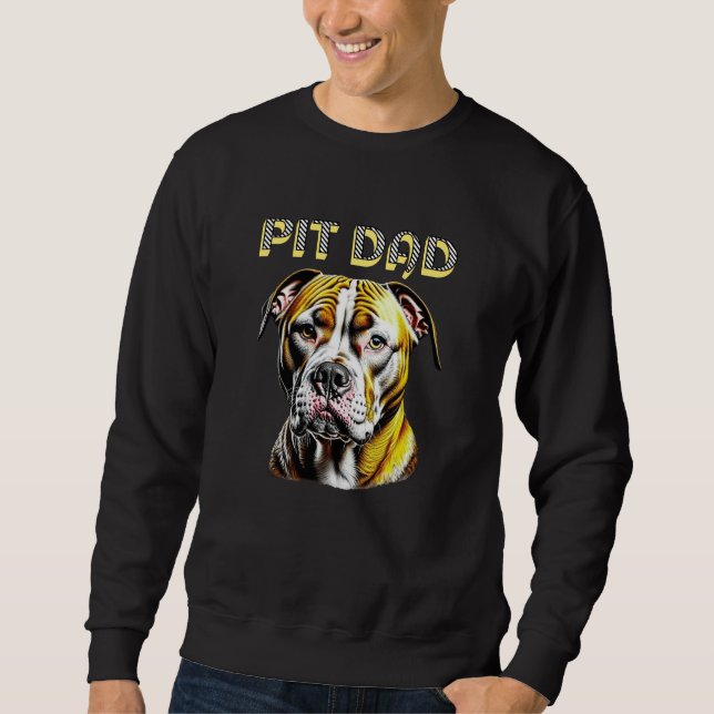 Sudadera Pit Bull Dad | Perro Lover (Anverso)