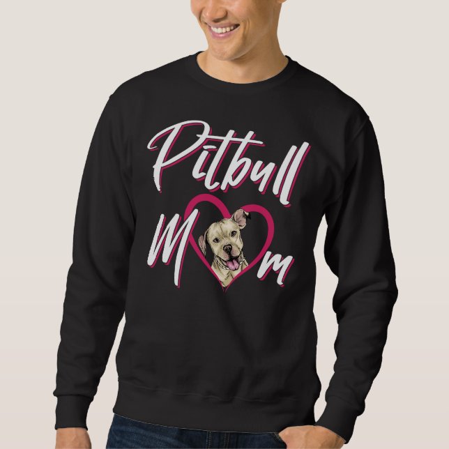 Sudadera Pit Bull Mom (Anverso)