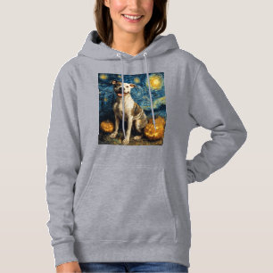 Sudadera Pit Bull Perro Lindo Halloween Jack O Linterna Cal