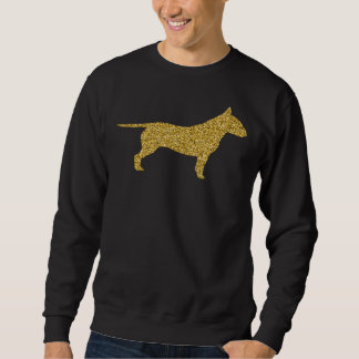 Sudadera Pit Bull Pittie Pitbull Dog Gold Purpurina