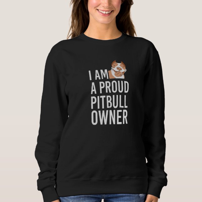 Sudadera Pit Bull Women Pitbull Cute Dog (Anverso)