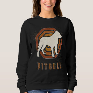 Sudadera Pitbull Amor por Perros Clásicos Vintage Retro