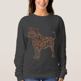 Sudadera Pitbull Butterfly Silhouette Art | Bully Dog Lover