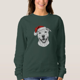 Sudadera Pitbull Christmas Sweatshirt – Cute Santa Pitbull