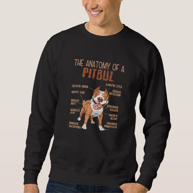 Sudadera Pitbull Cita A Pitbull Collar Dog Cita Artículos D (Anverso)