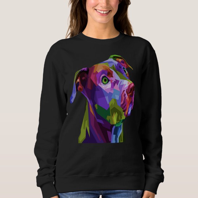 Sudadera Pitbull Colorll Pit Bulls Perro Pitbull Pit Face (Anverso)