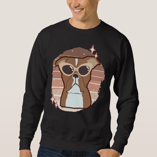 Sudadera Pitbull Con Gafas De Sol (Anverso)