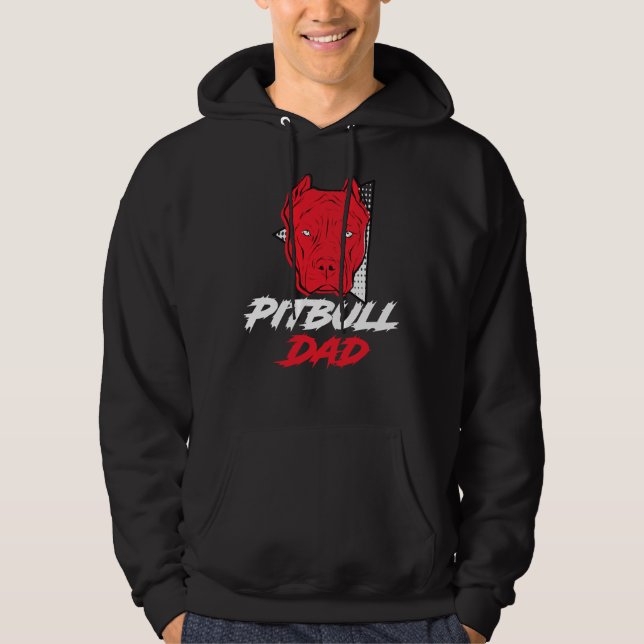 Sudadera Pitbull Dad Funny Pitbull (Anverso)