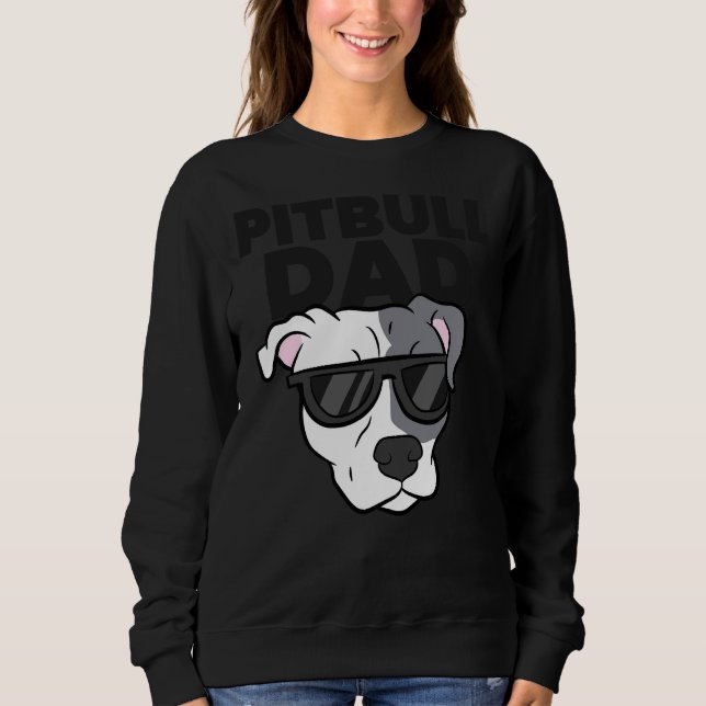 Sudadera Pitbull Dad Pit Bulldog Papa (Anverso)