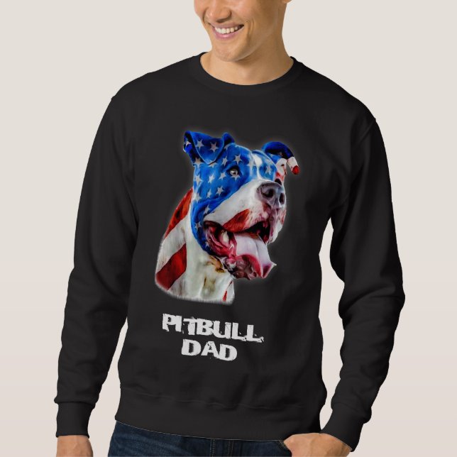 Sudadera Pitbull Dad Pitbull Lover Pitbull (Anverso)