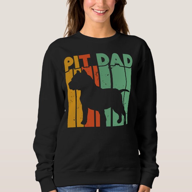 Sudadera Pitbull Dad Pitbull Pittie Pitty Pitbull Dad Pit B (Anverso)