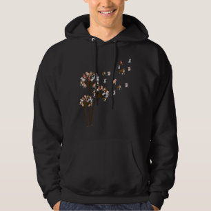 Sudadera Pitbull Dandelion Flor Pitbull Perro Lover Mujeres