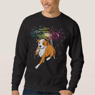 Sudadera Pitbull De Space Galaxy Mascota Pitties Dog Lover