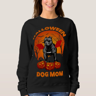 Sudadera Pitbull Dog Mom Pitbull Bat Horror