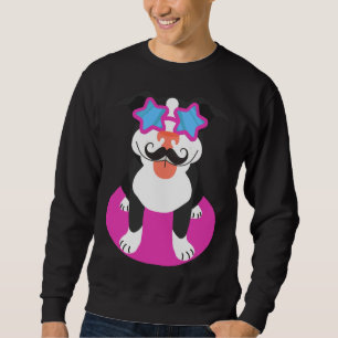 Sudadera Pitbull Dog Mustache