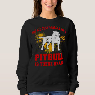 Sudadera Pitbull El Músculo Más Grande De Un Pitbull Es Su