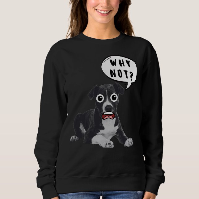 Sudadera Pitbull Funny Puppy Dog (Anverso)