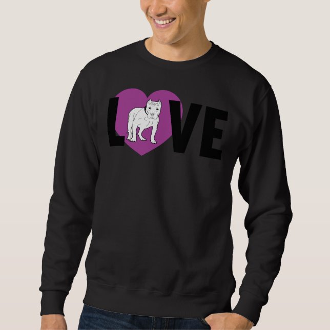 Sudadera Pitbull Love Fateed (Anverso)